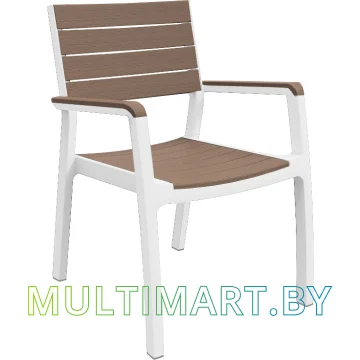 Стул Keter Harmony Armchair 17201284 (белый/капучино)